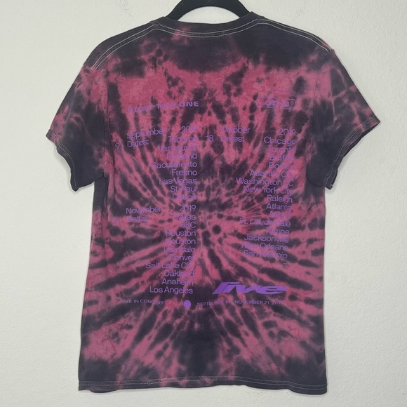 Posty Co Post Malone Hollywood’s Bleeding Tour Tie Dye Unisex T-Shirt - Picture 5 of 7